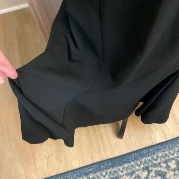 Vintage 80s 90s Kathryn Conover LBD Cocktail Dress midi maxi pretty woman as 12 - Picture 10 of 16